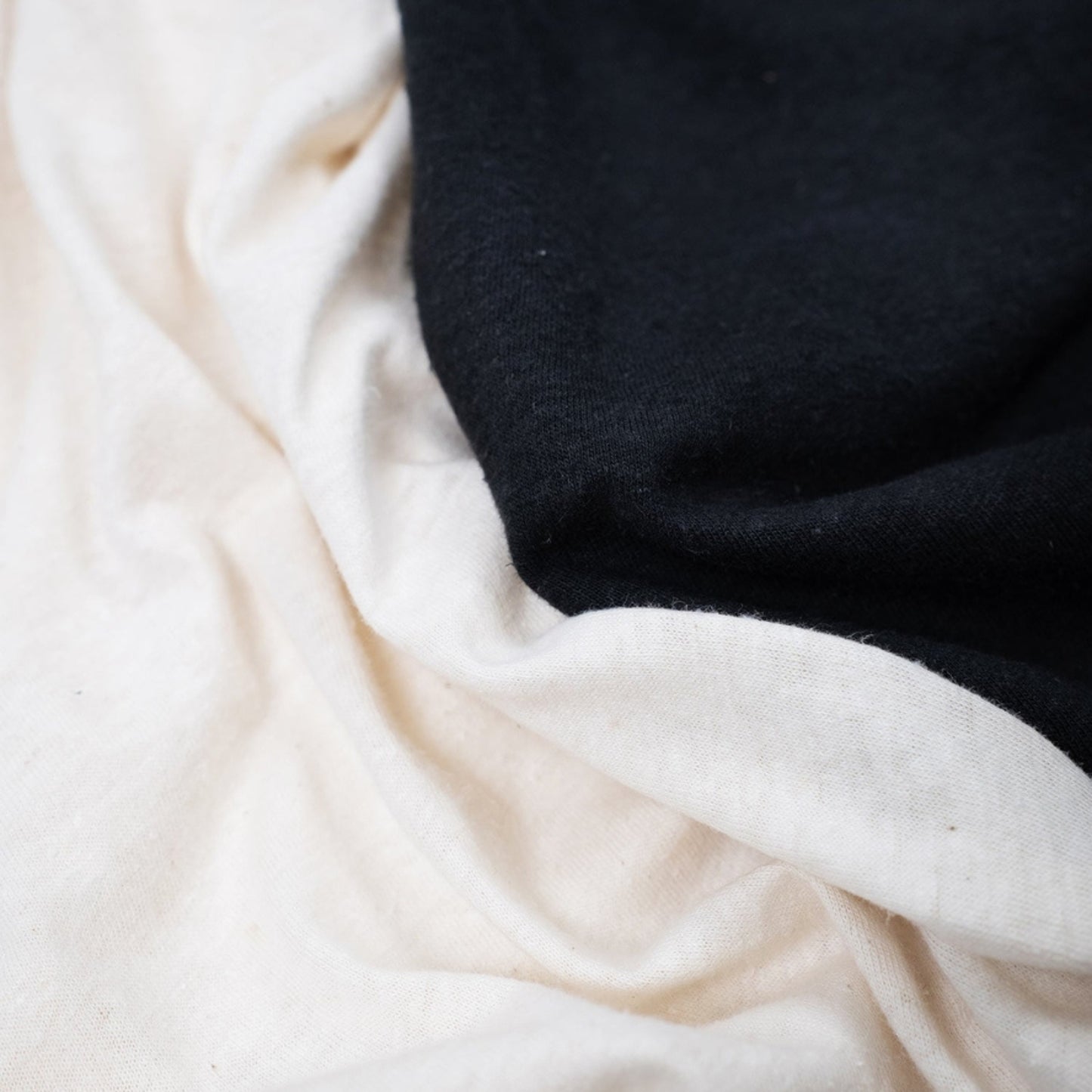 Organic hemp t-shirt in natural color, showcasing a soft, eco-friendly fabric with a relaxed fit.