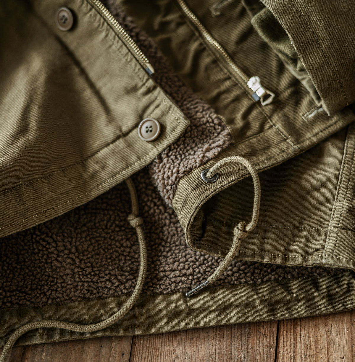 Sherpa Lined Deck Jacket