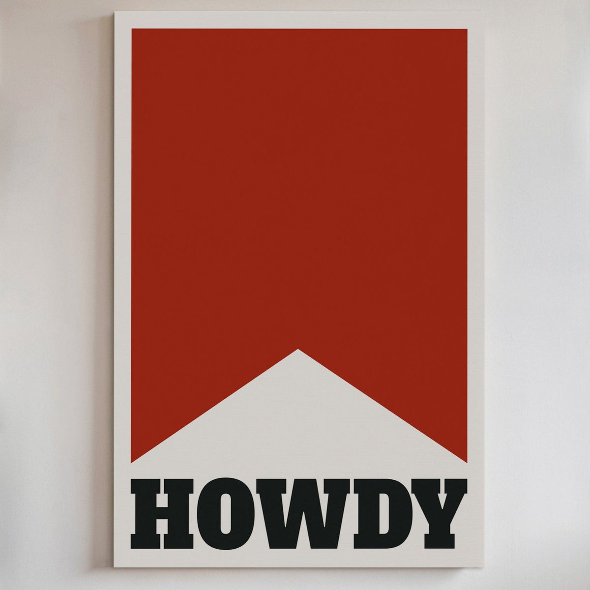 Howdy Western Banner Print