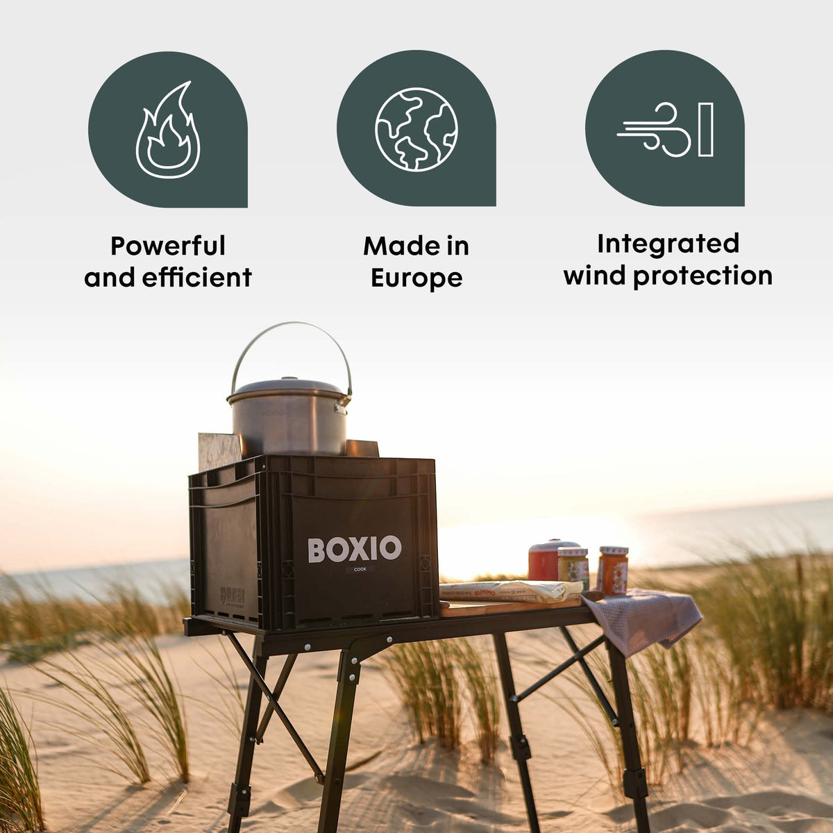 BOXIO COOK I Premium Camp Stove