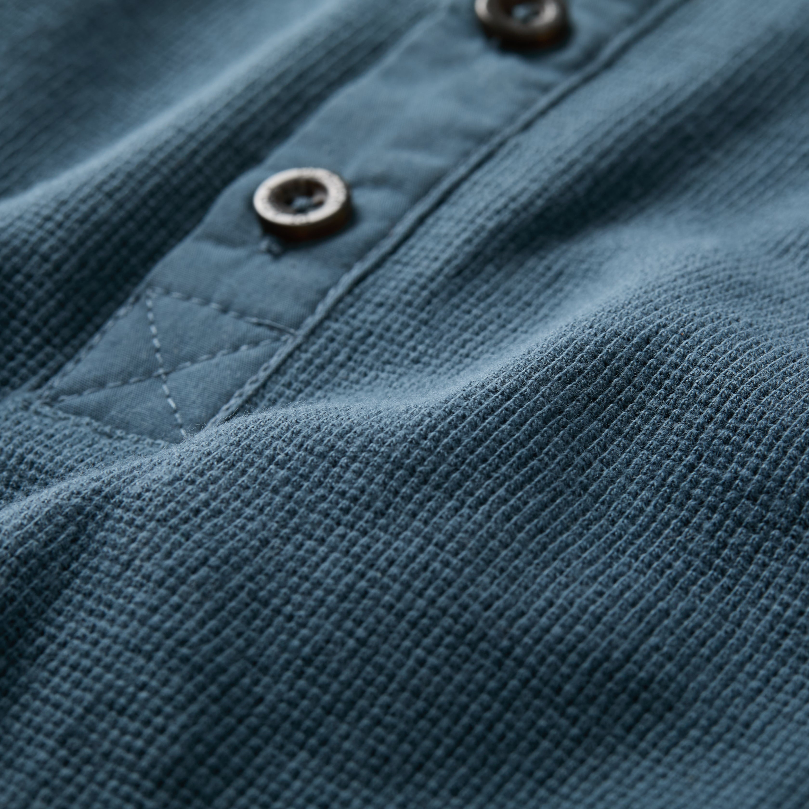 Men's Elko Henley- Atlantic Blue