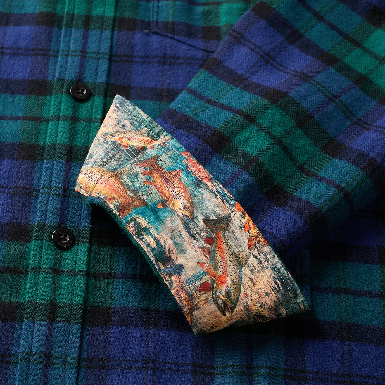 Men's Every Day Flannel Shirt- Bolinas Blue