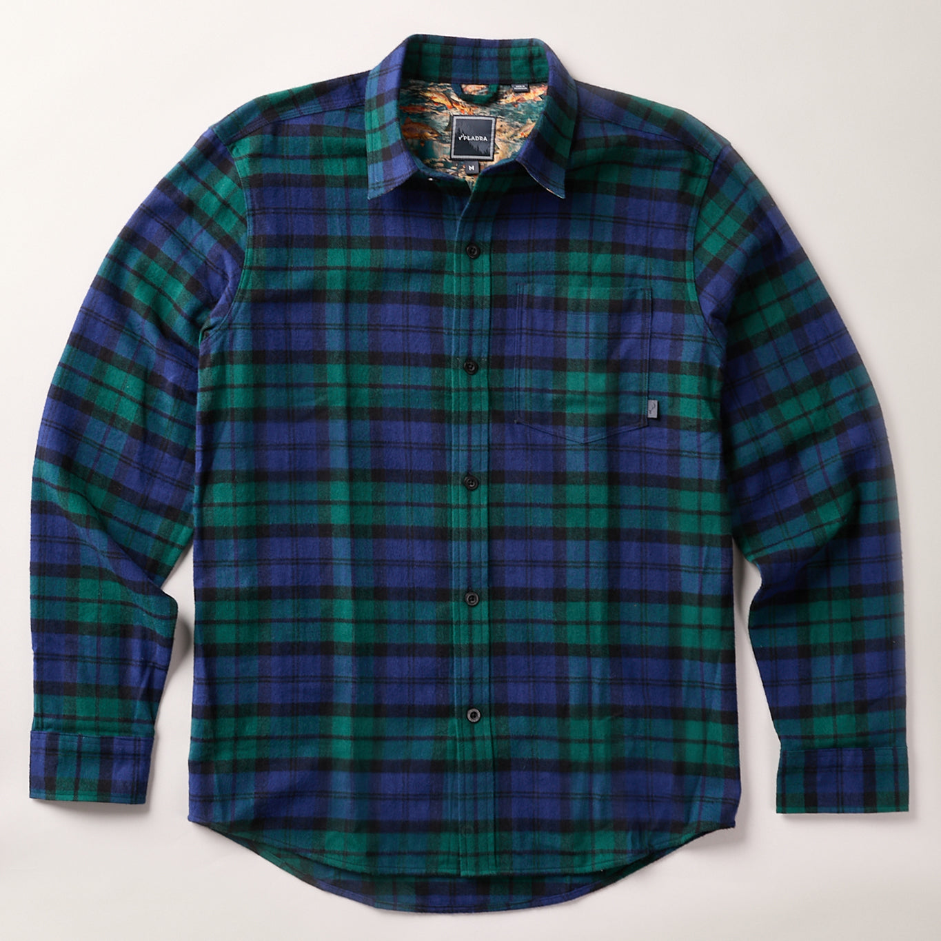 Men's Every Day Flannel Shirt- Bolinas Blue