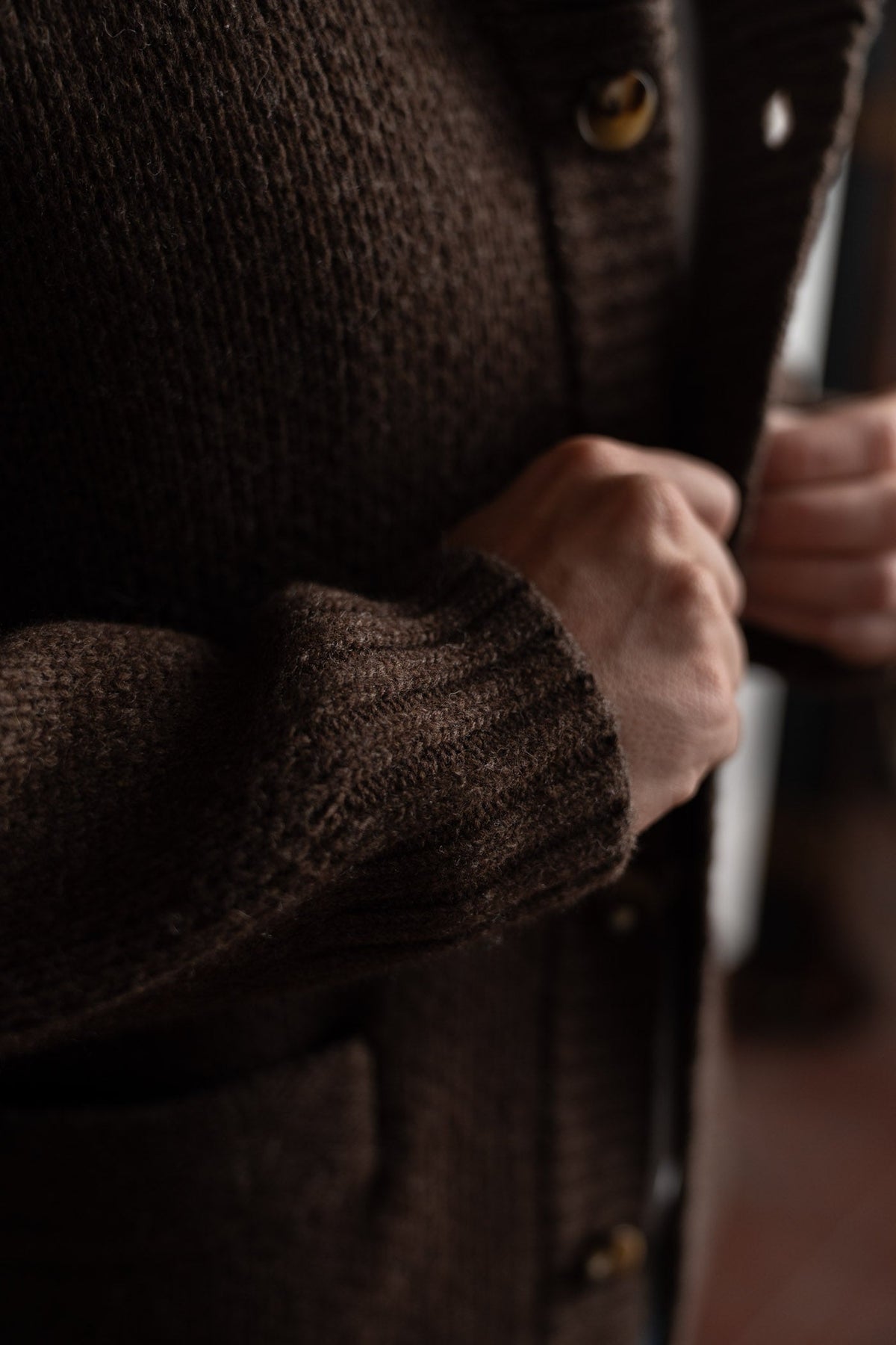 Cabin Shawl Collar Sweater