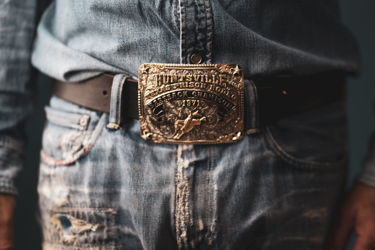 Prison Rodeo Belt Buckle