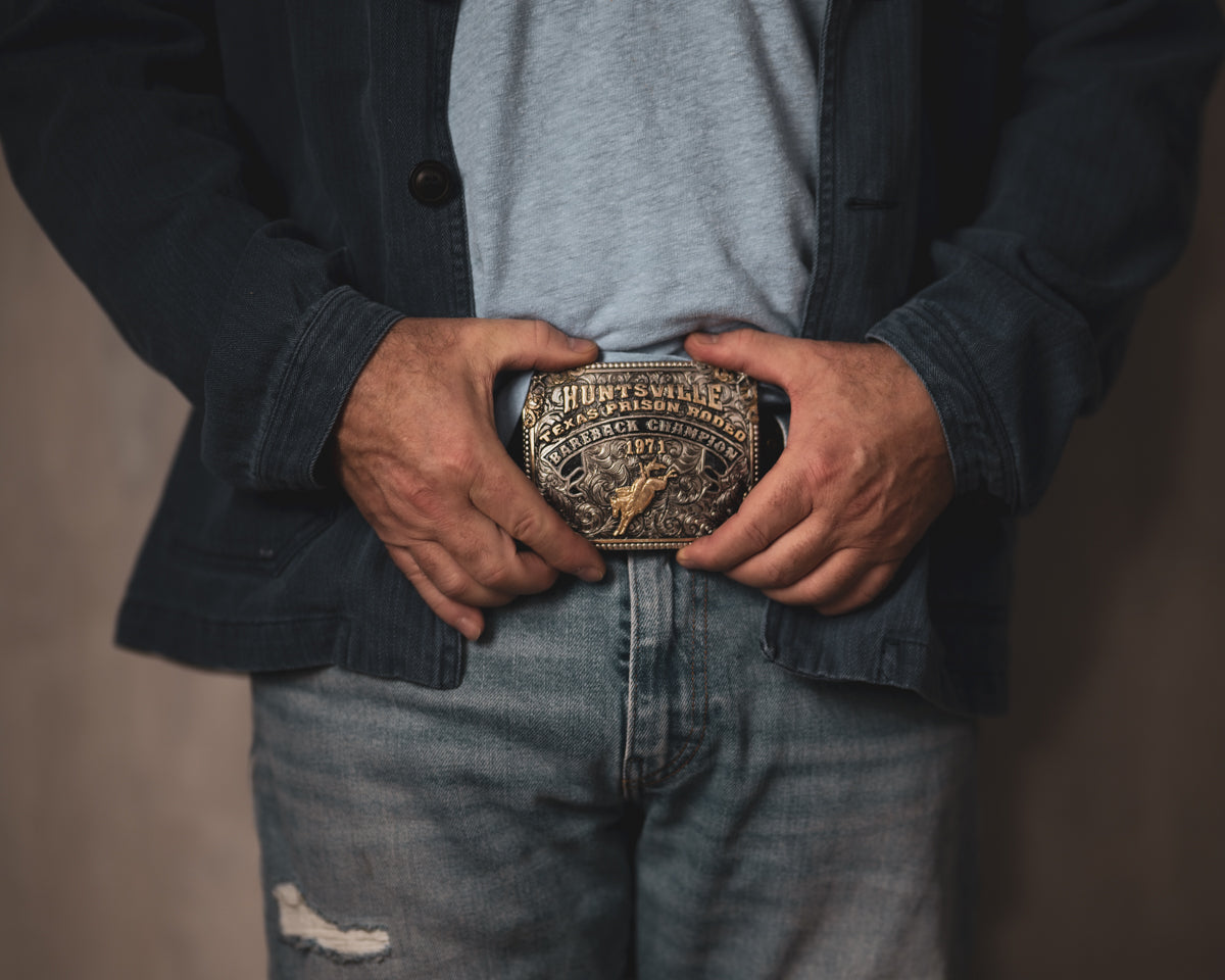 Prison Rodeo Belt Buckle