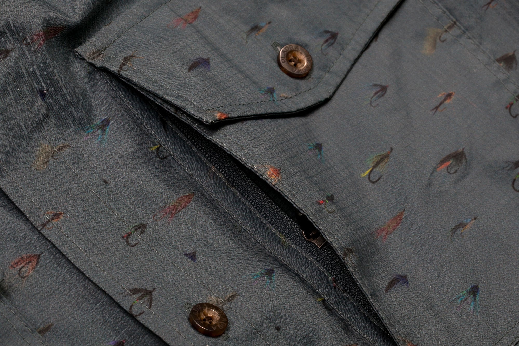 Men's Yuba Fishing Shirt - Flies Print