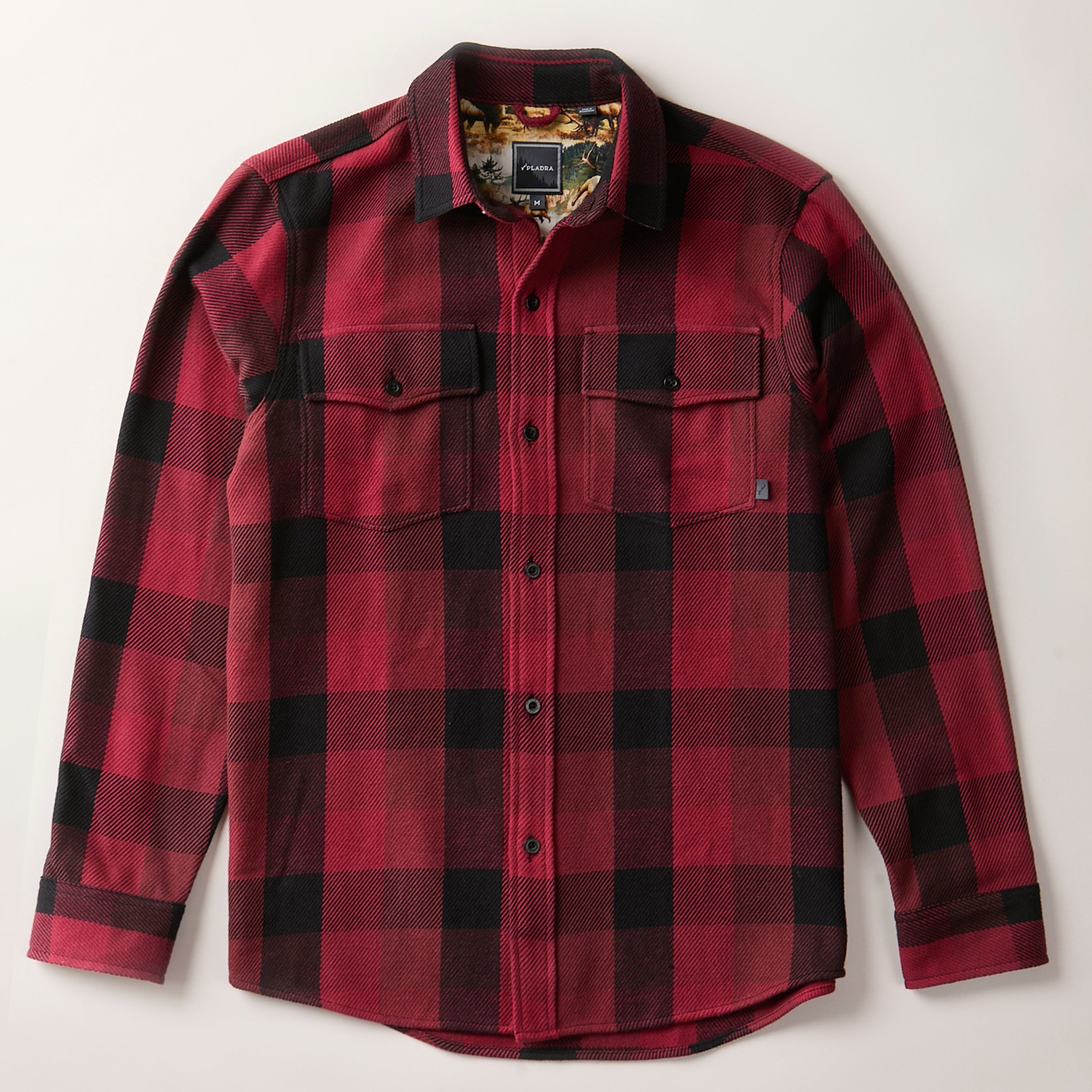 Men's Fireside Flannel - Lumber Red