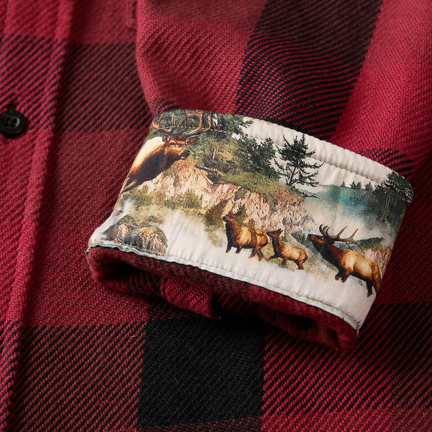 Men's Fireside Flannel - Lumber Red