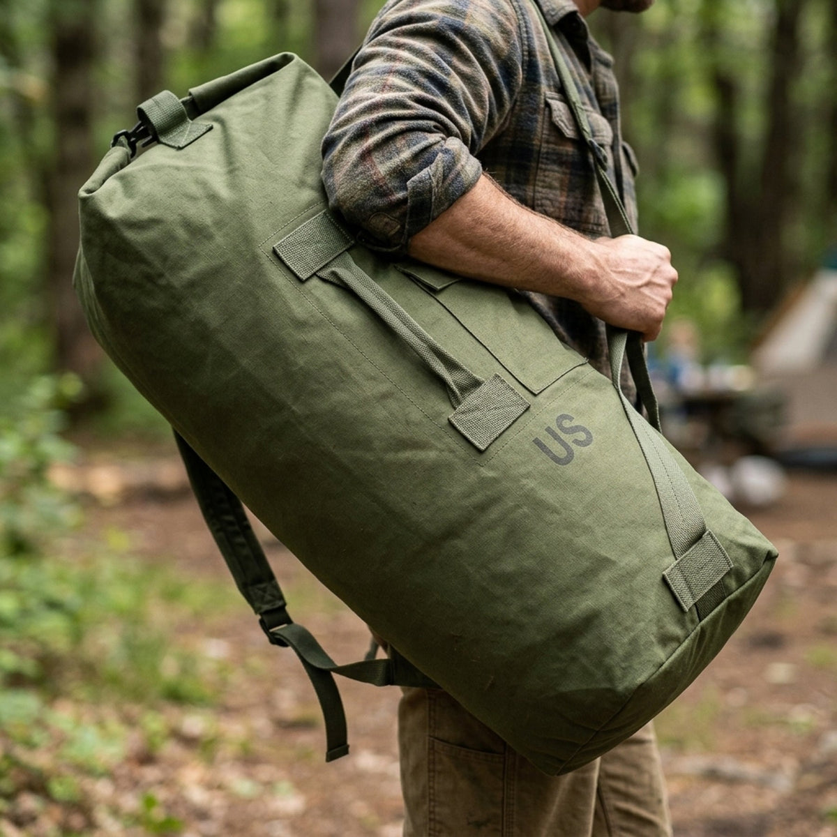 Top Loading Duffle Bag - OD