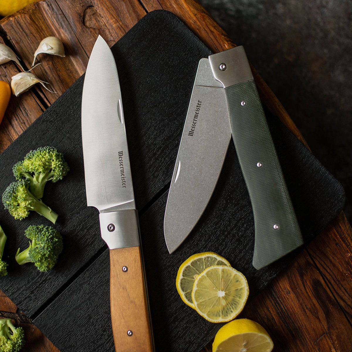 Adventure Chef Folding 6 Inch Chef's Knife - Distressed Linen