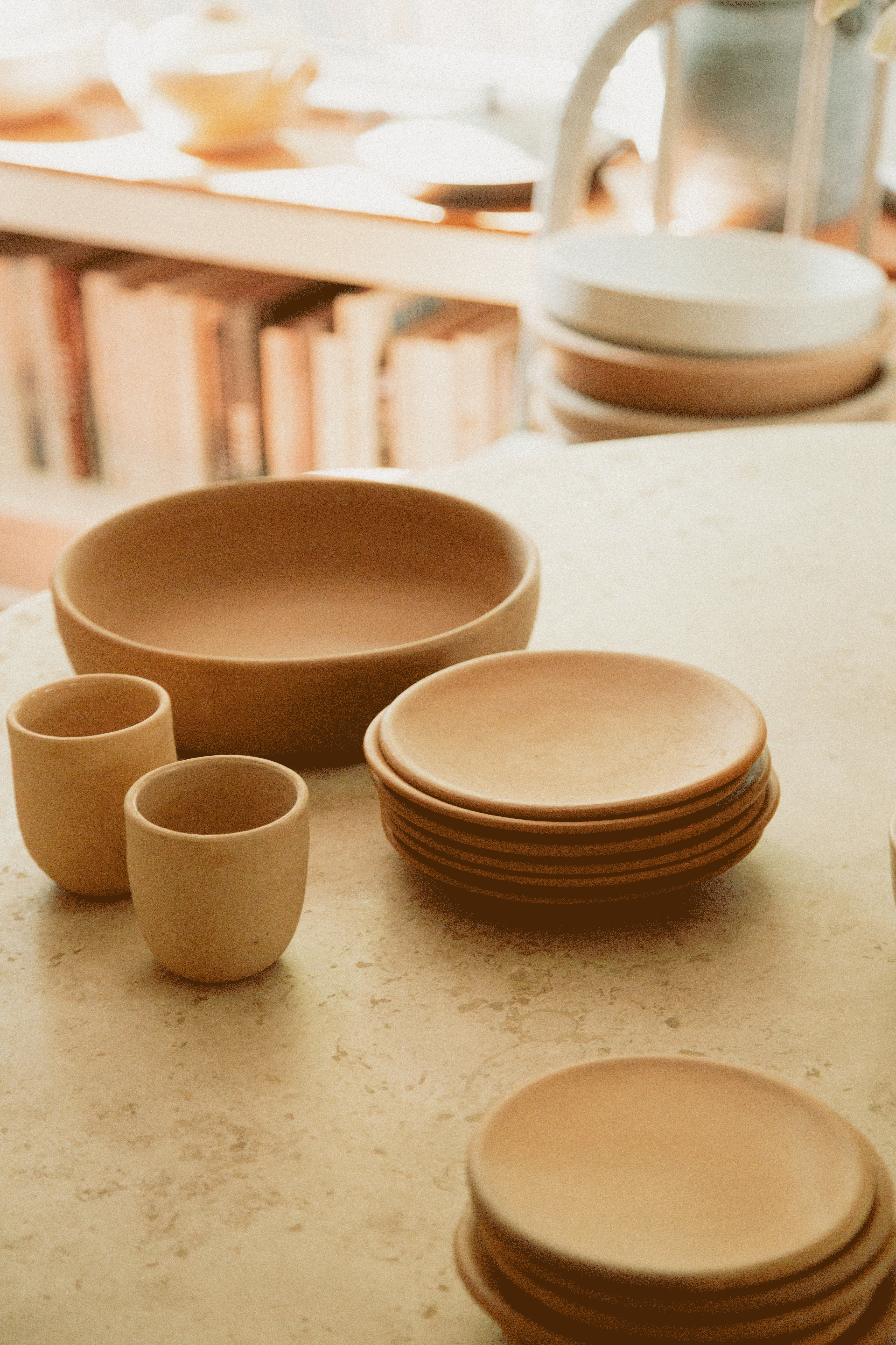 PALO SANTO Natural Clay Salad Plate