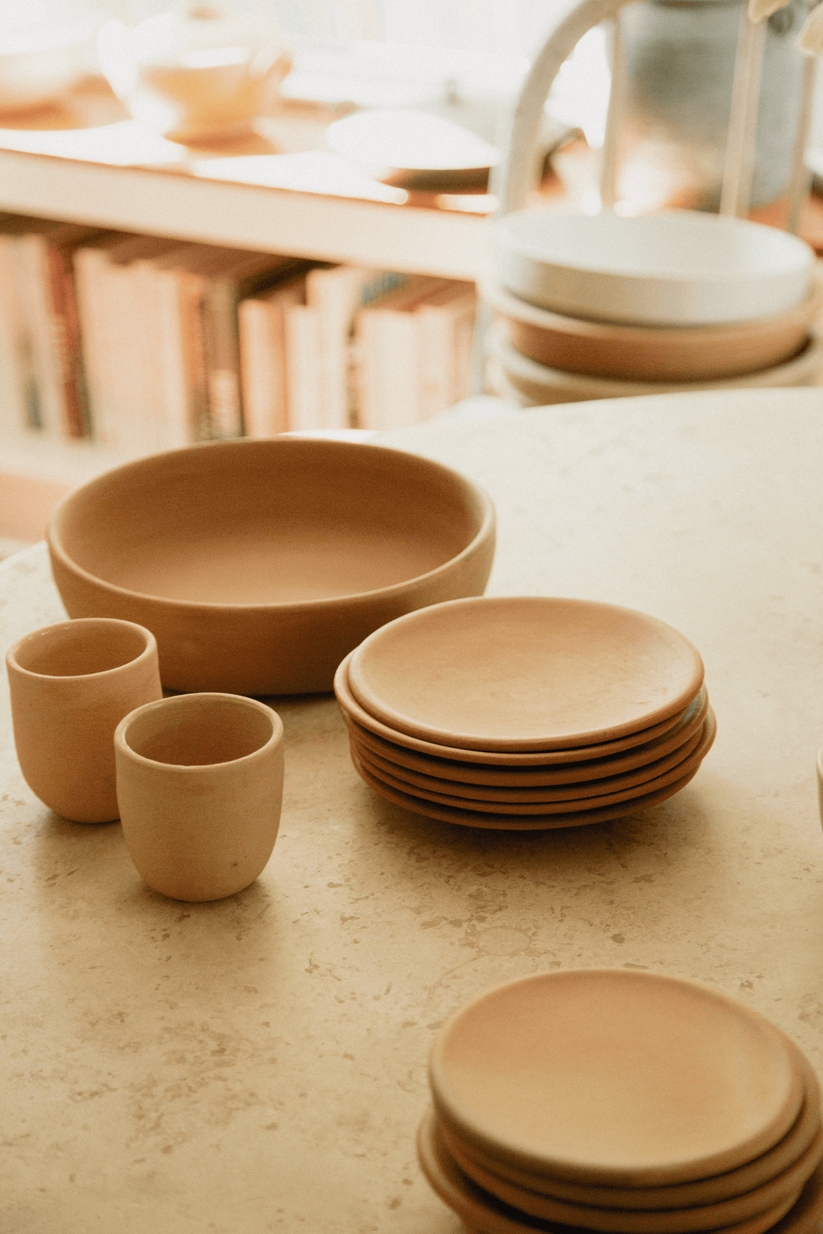 PALO SANTO Natural Clay Dinner Plate