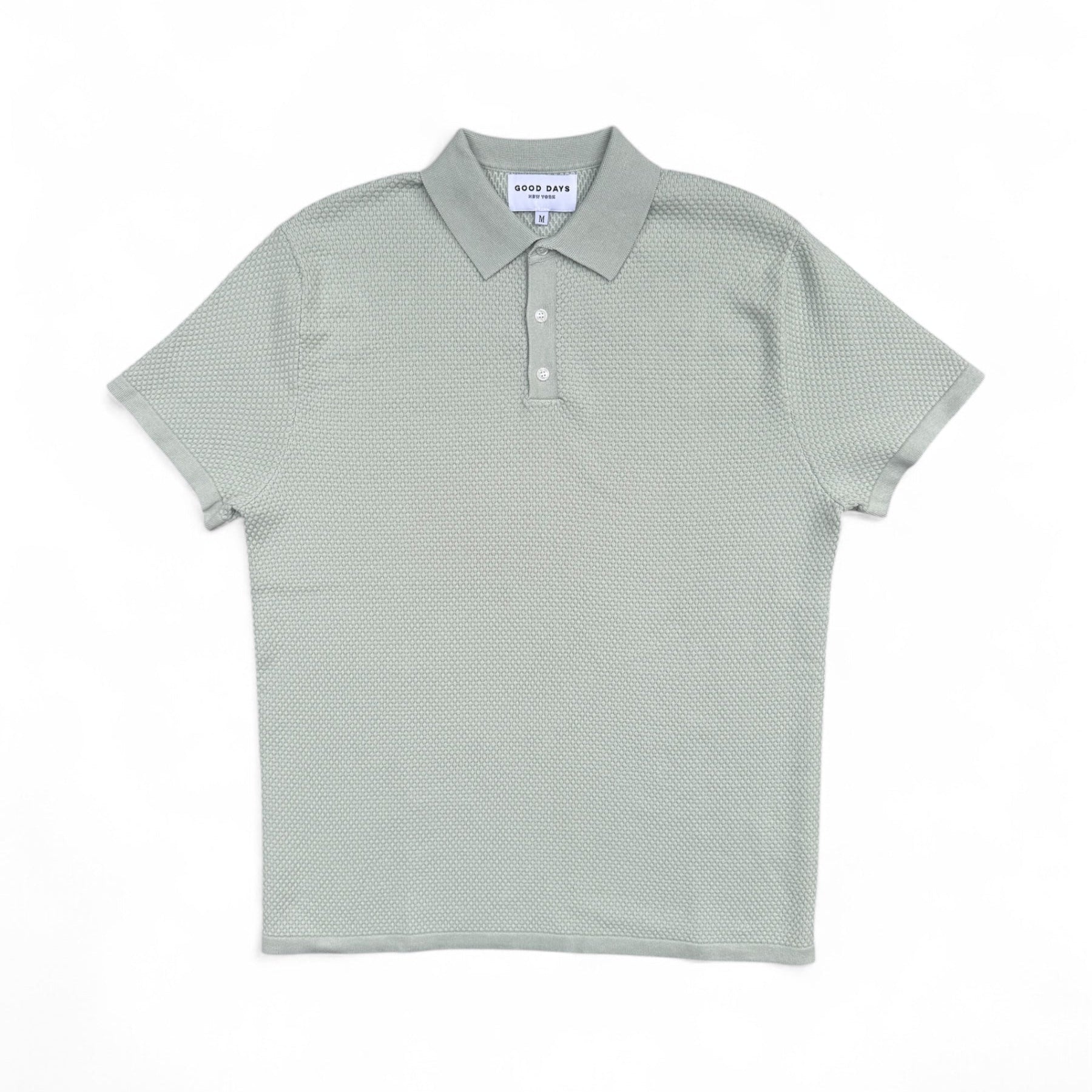 Harbor Knit Polo - Sage