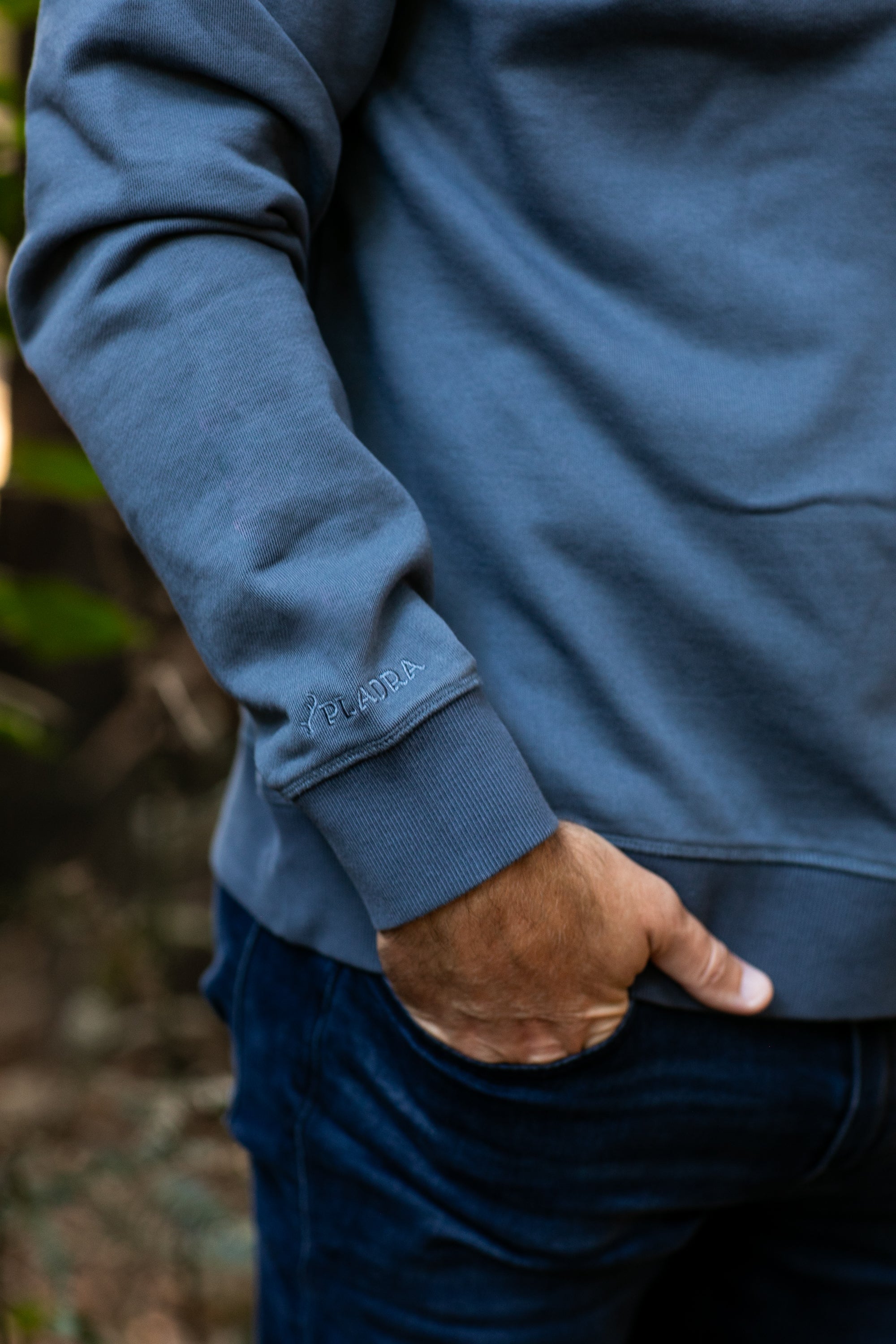 Men's Klamath Crew- Stone Blue