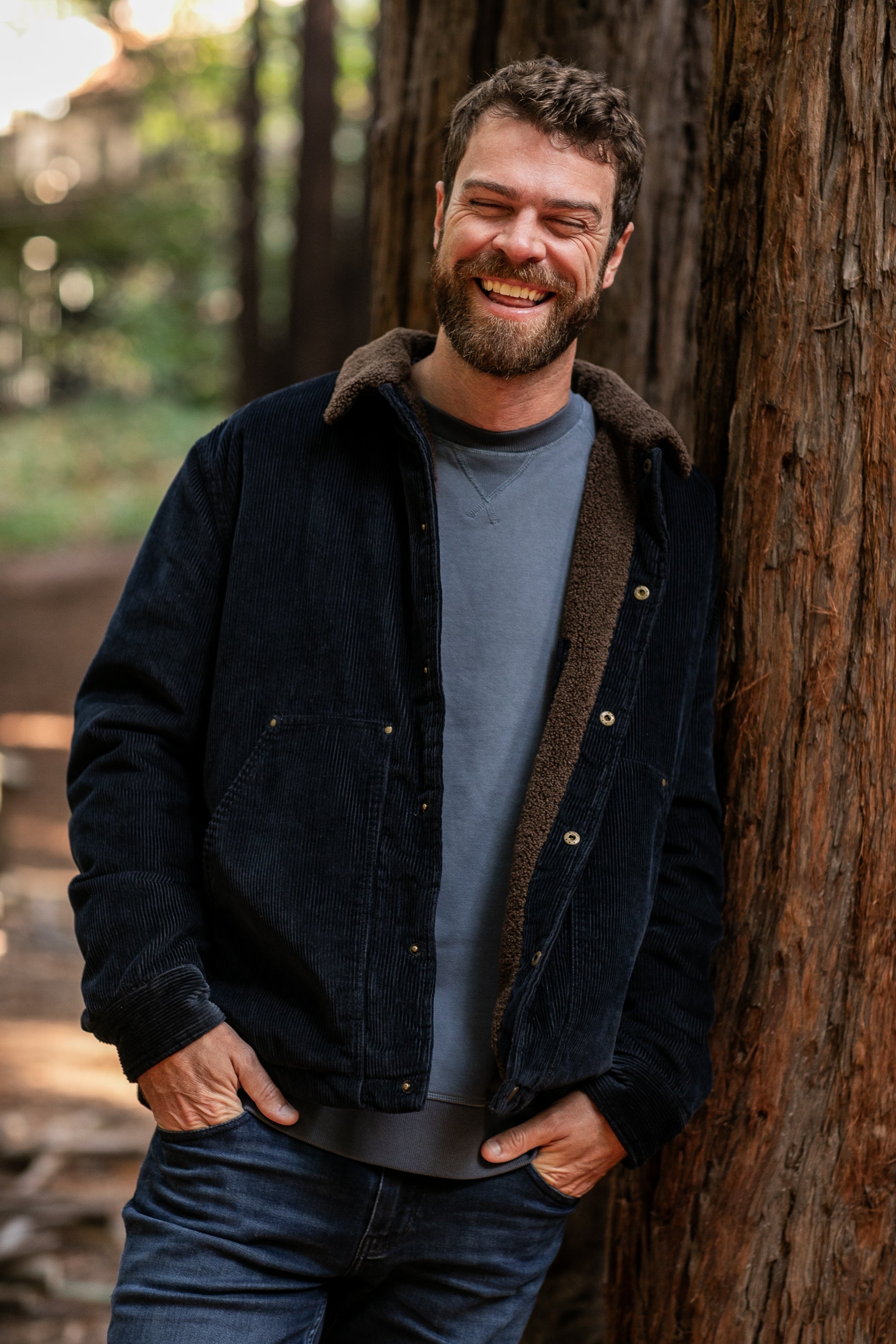 Men's Ironwood Sherpa Jacket- Midnight Blue