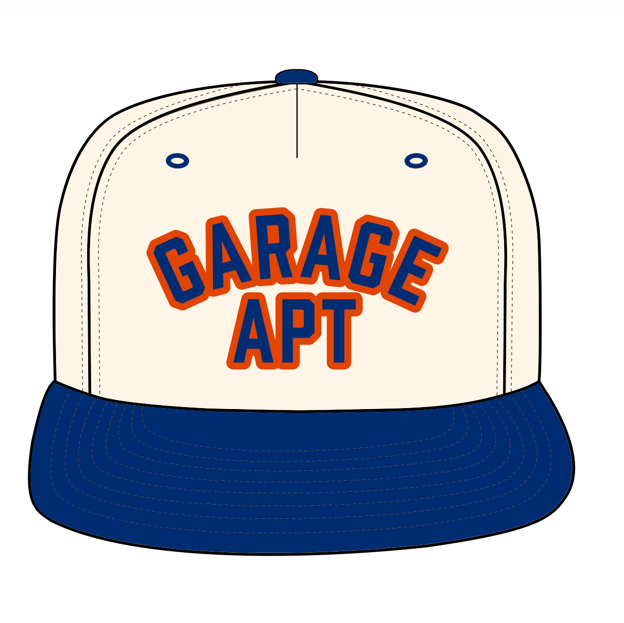 GARAGE APT 5 PANEL HAT - PRE ORDER