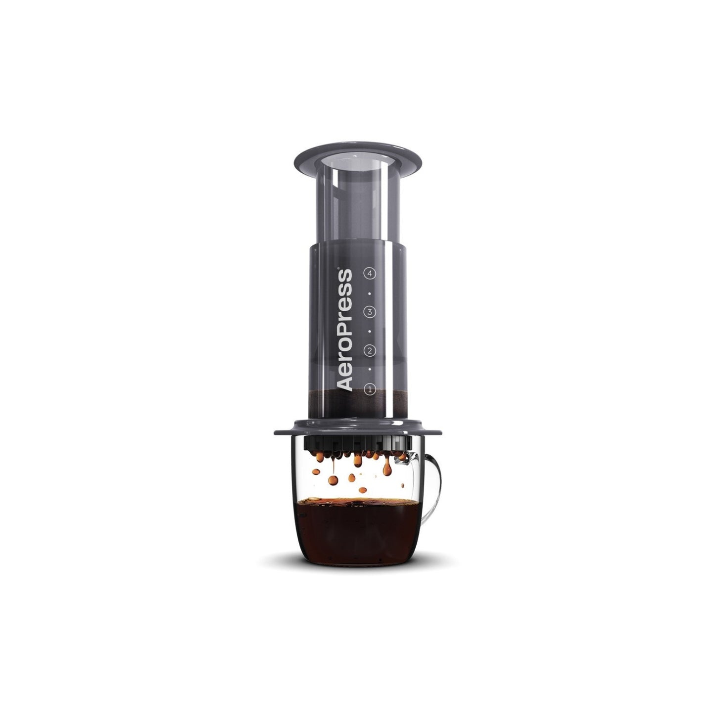 AeroPress coffee maker, made in the USA.