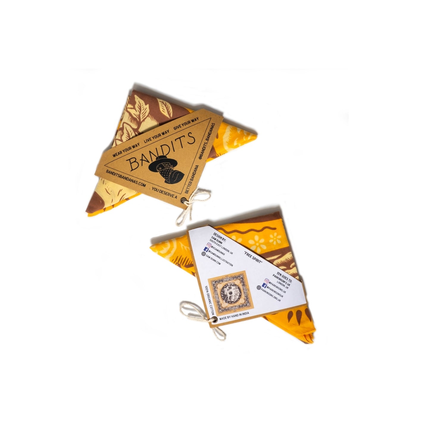 Bandana featuring skull and arrows design, stylish and edgy accessory for a bold, western-inspired look.