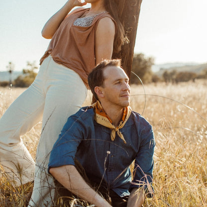 100% cotton bandana featuring Southwestern-inspired design, with vibrant patterns and cultural motifs for a bold, stylish accessory.