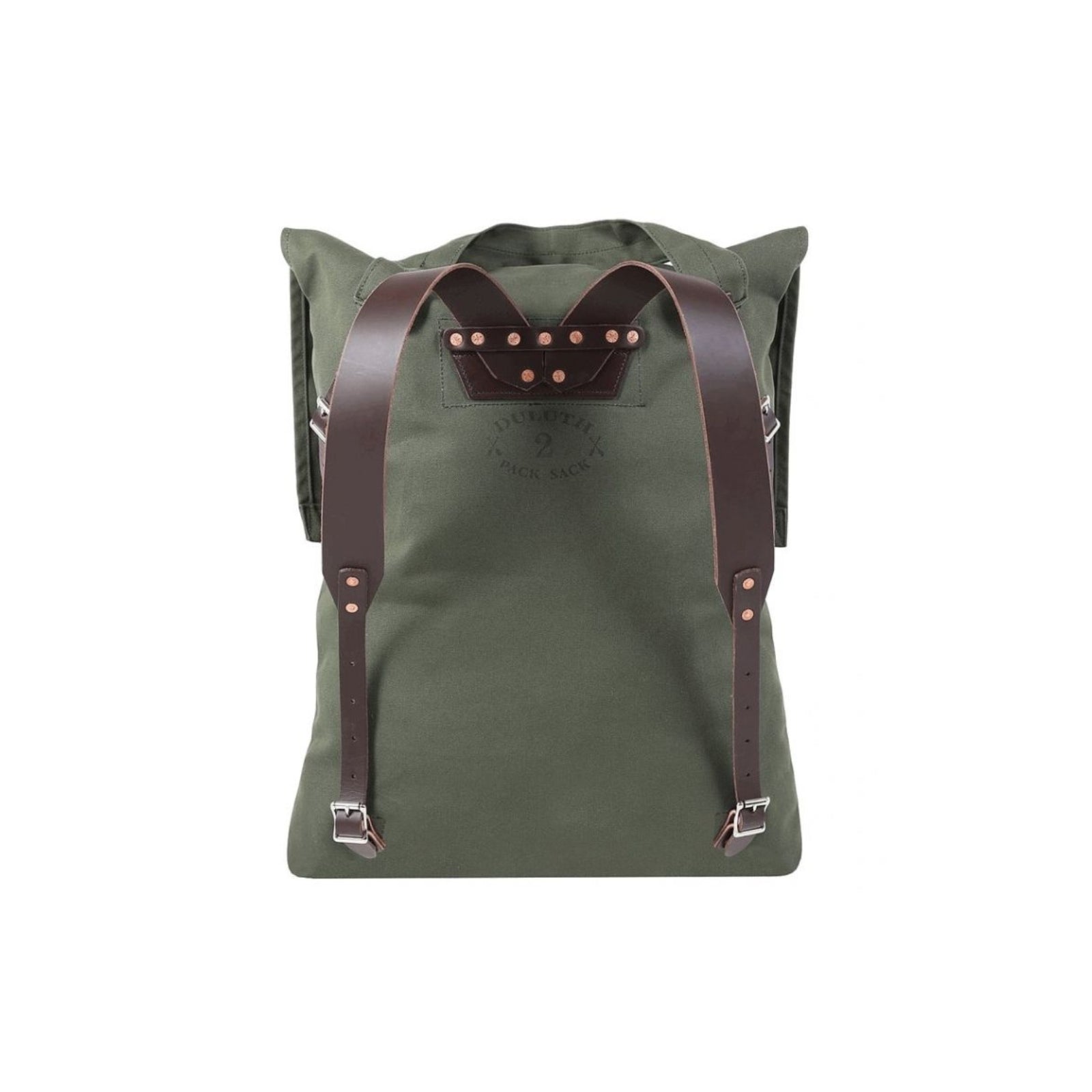 Rugged, durable camp backpack made in the USA, designed for outdoor adventures with and multiple compartments for gear.