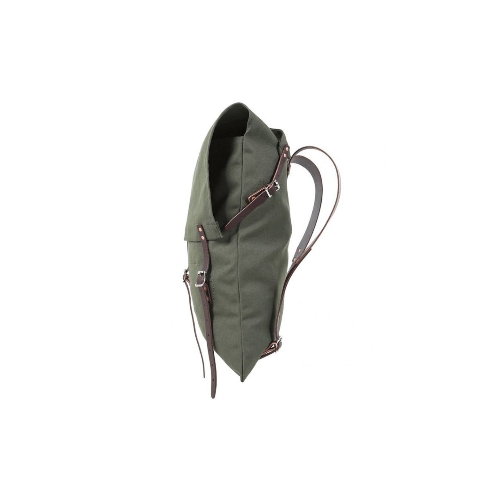 Rugged, durable camp backpack made in the USA, designed for outdoor adventures with and multiple compartments for gear.