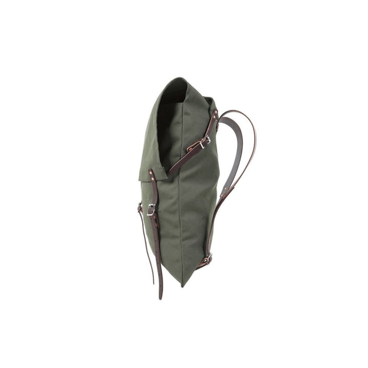 Rugged, durable camp backpack made in the USA, designed for outdoor adventures with and multiple compartments for gear.