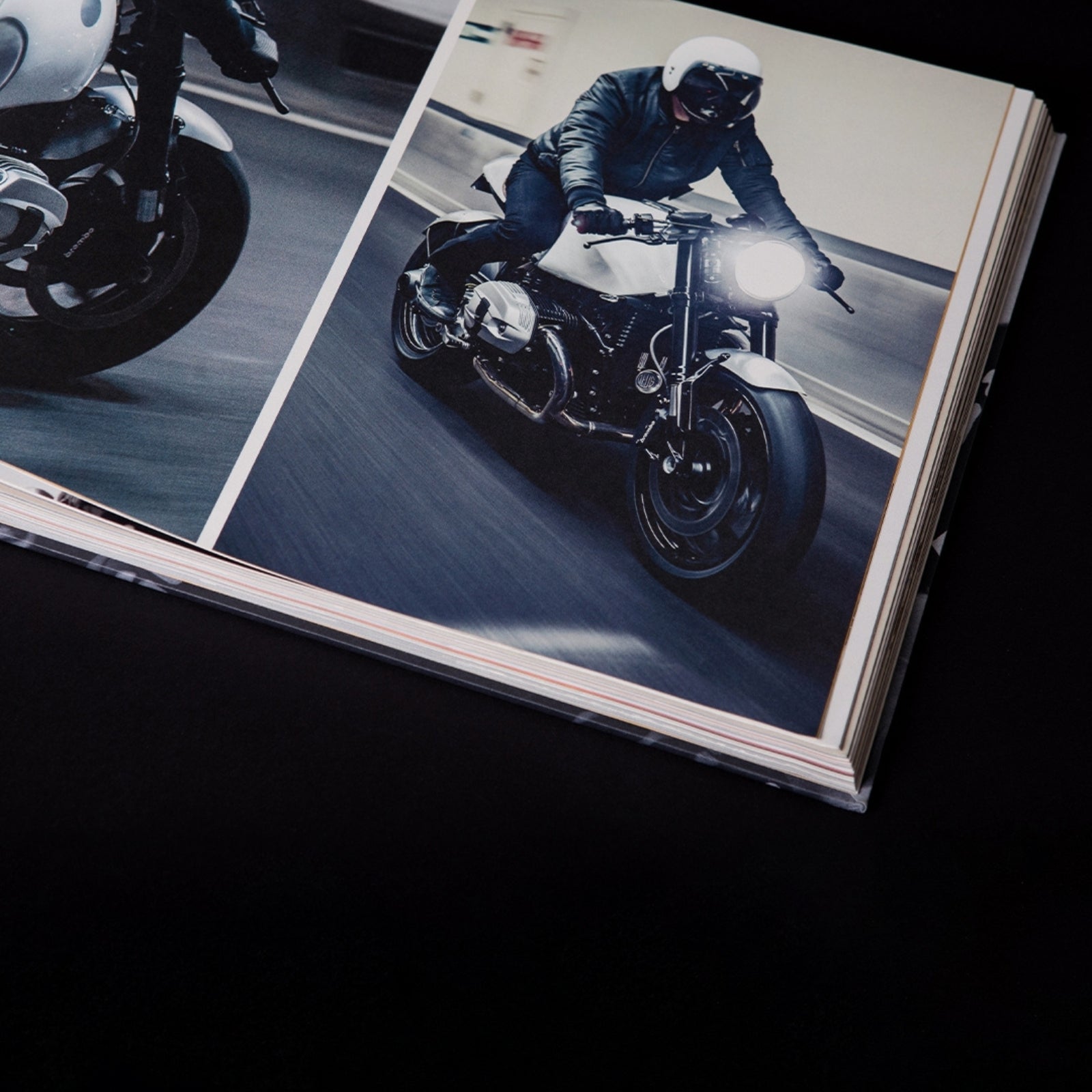 Book on the history of DEUS custom motorcycles, showcasing the evolution and craftsmanship of iconic motorcycles created by DEUS Ex Machina.