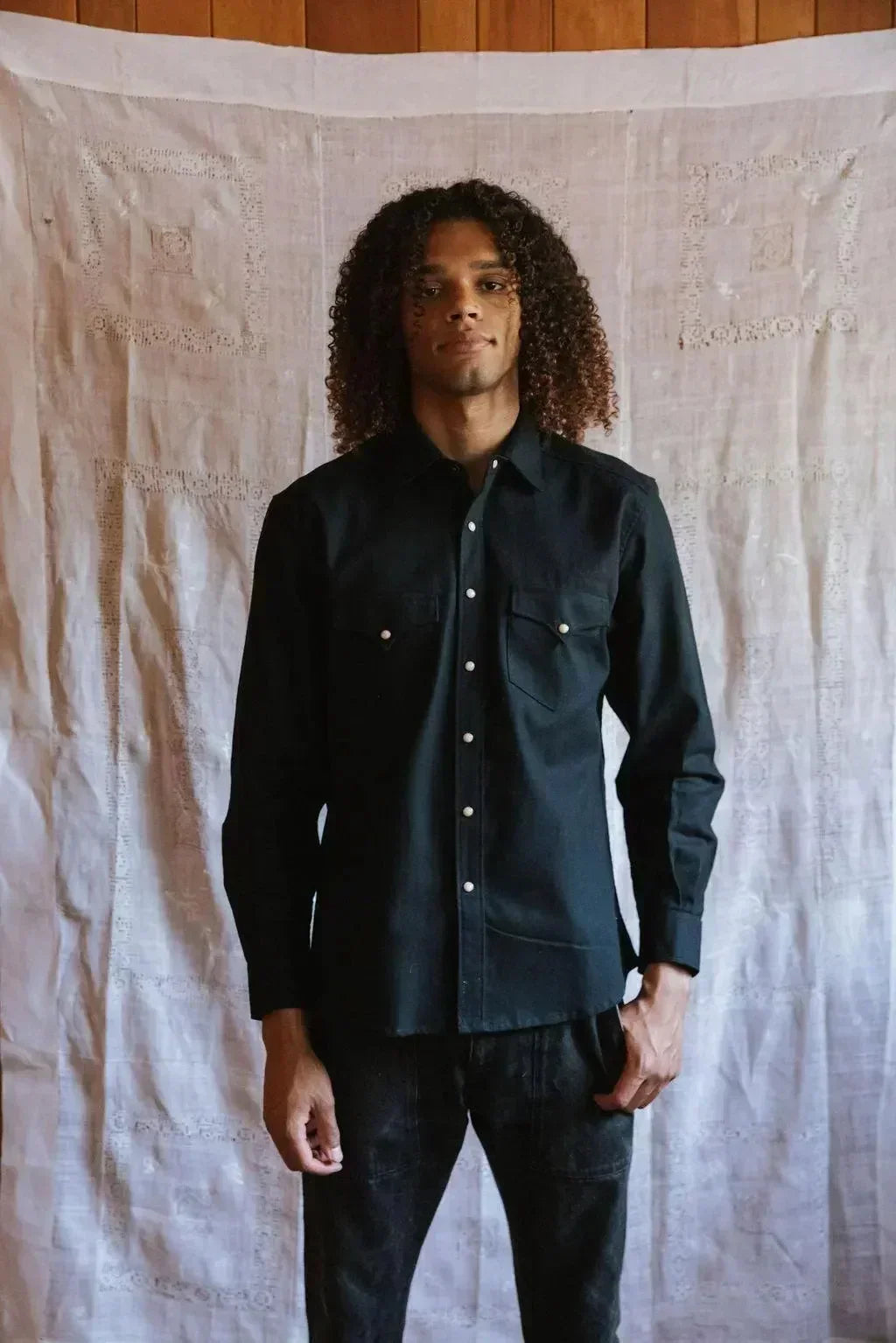 Duck Canvas Weekday Western in Black