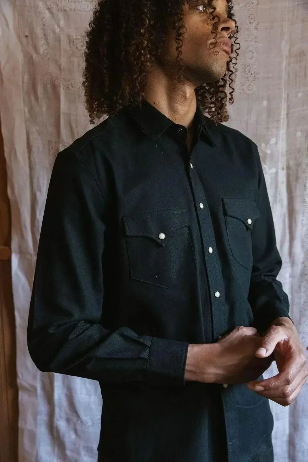 Duck Canvas Weekday Western in Black
