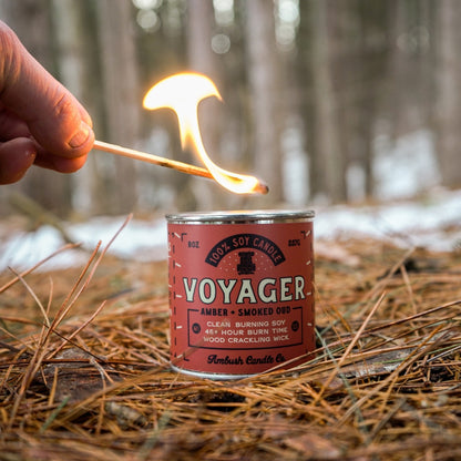 100% eco-friendly, vegan, and recyclable rugged candle with natural ingredients, sustainable design, and earth-conscious packaging.