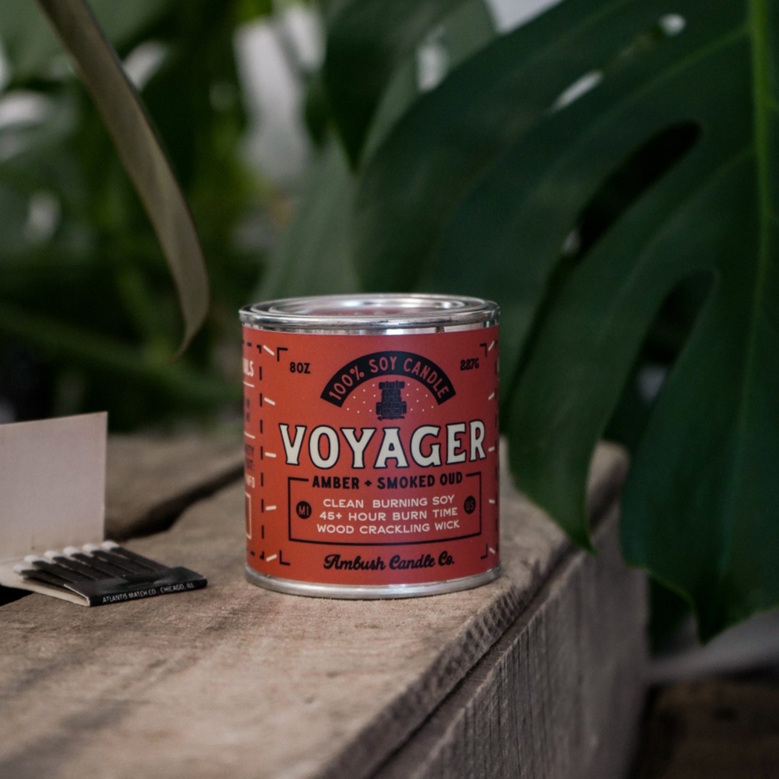 100% eco-friendly, vegan, and recyclable rugged candle with natural ingredients, sustainable design, and earth-conscious packaging.