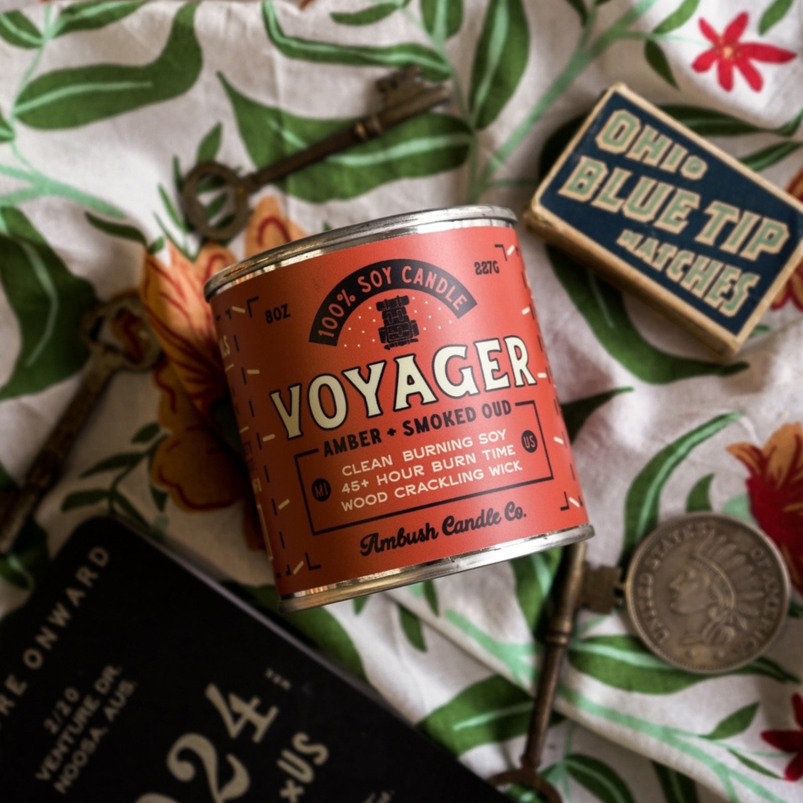 100% eco-friendly, vegan, and recyclable rugged candle with natural ingredients, sustainable design, and earth-conscious packaging.