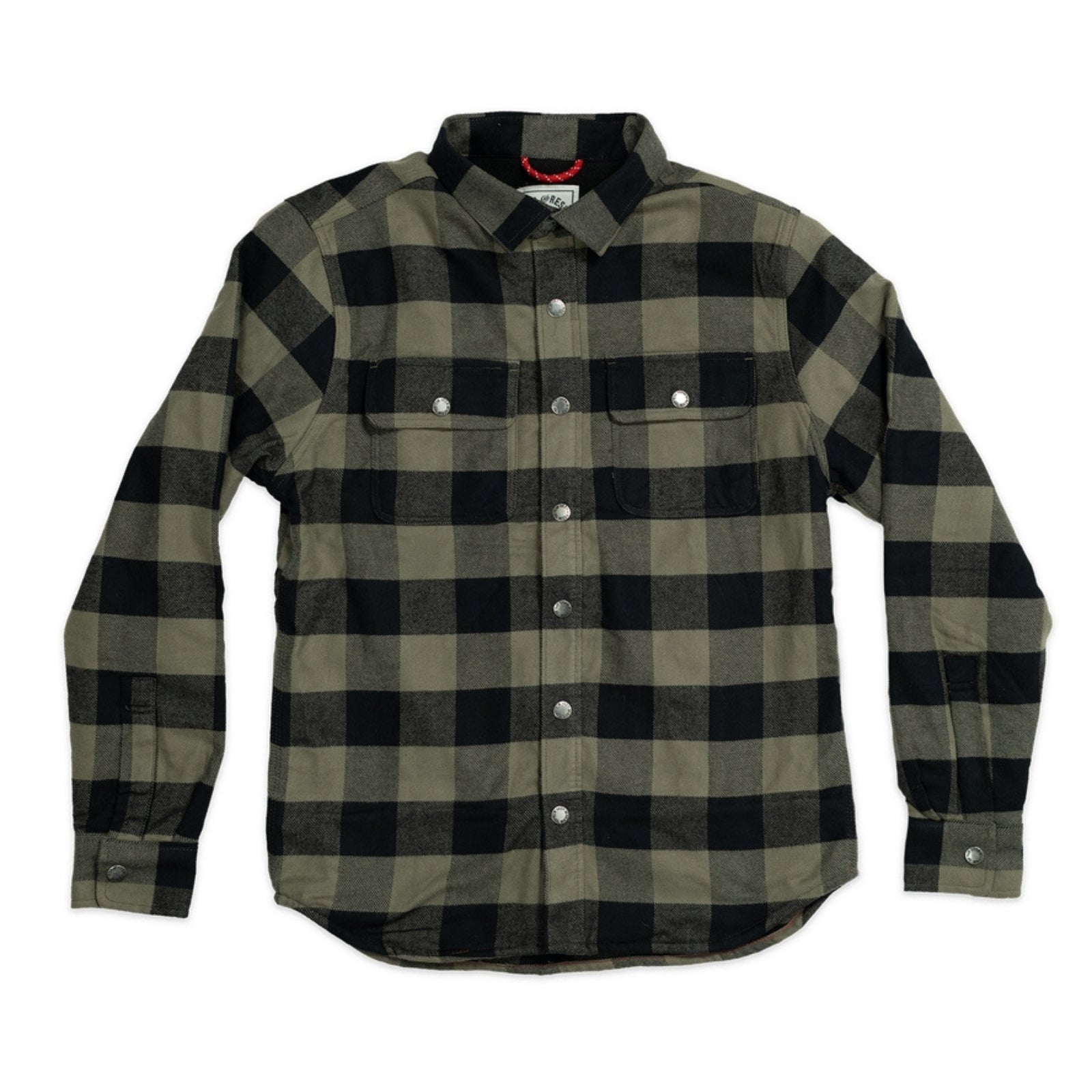Soft checkered flannel shirt with long sleeves and button-down closure, made of 100% cotton