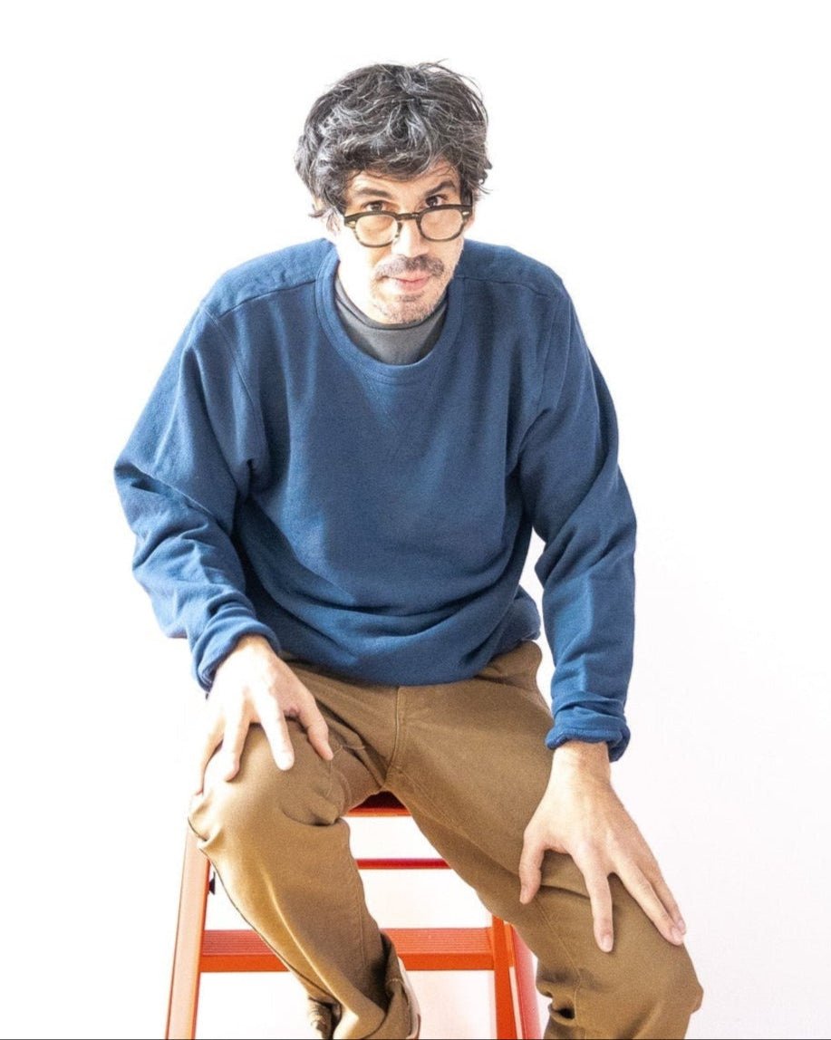French Terry Sweatshirt - Navy