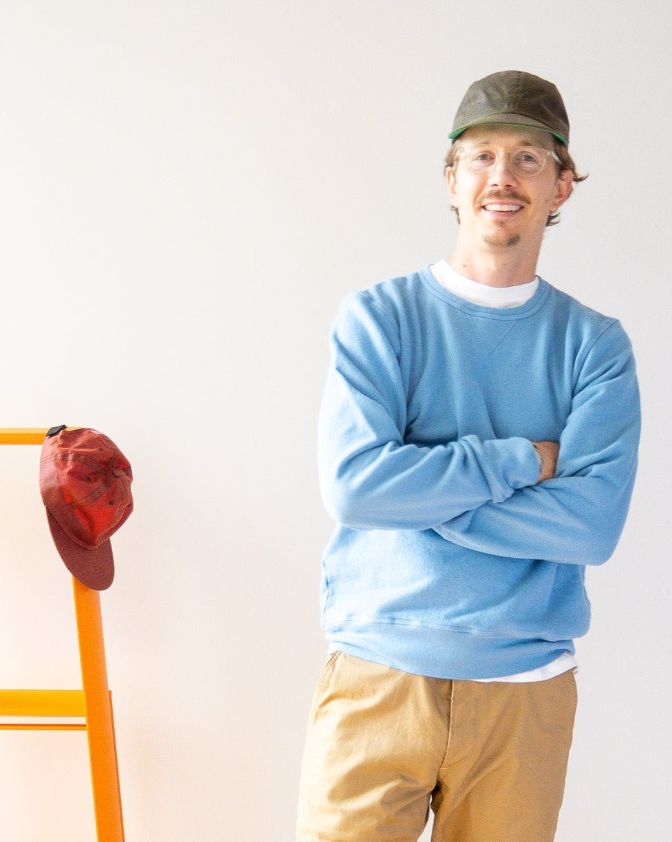 French Terry Sweatshirt - Pacific Ocean Blue