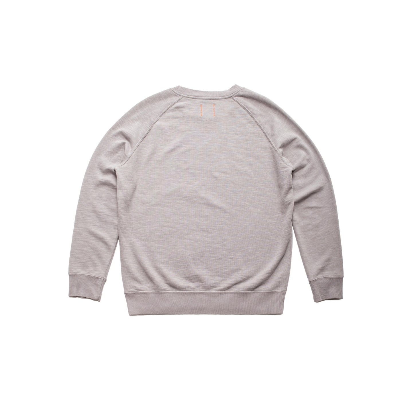 Grey crew sweatshirt with a soft, comfortable fabric, ideal for casual wear.