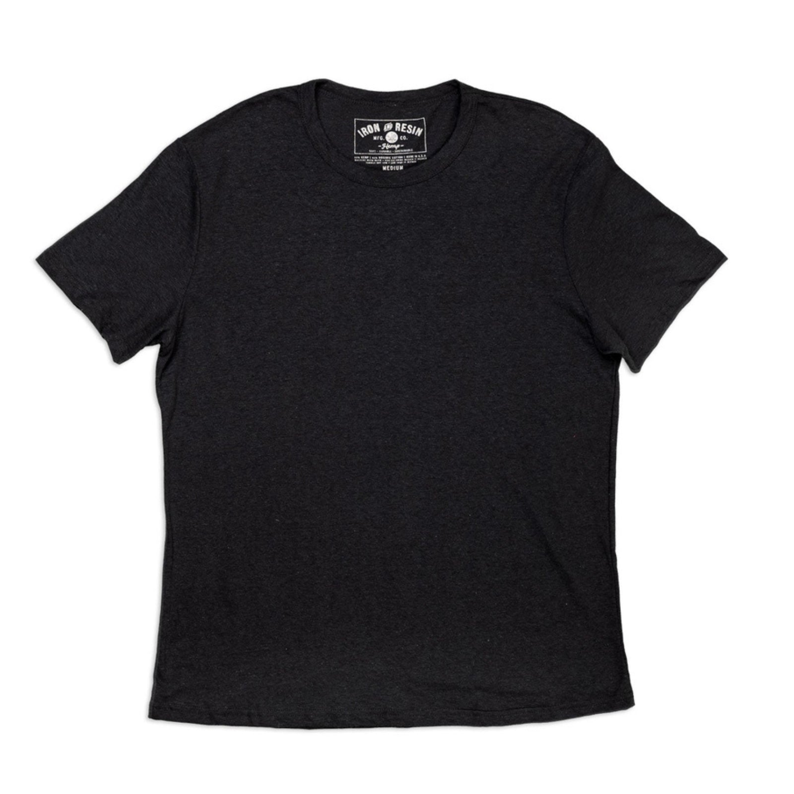 Organic hemp t-shirt in natural color, showcasing a soft, eco-friendly fabric with a relaxed fit.