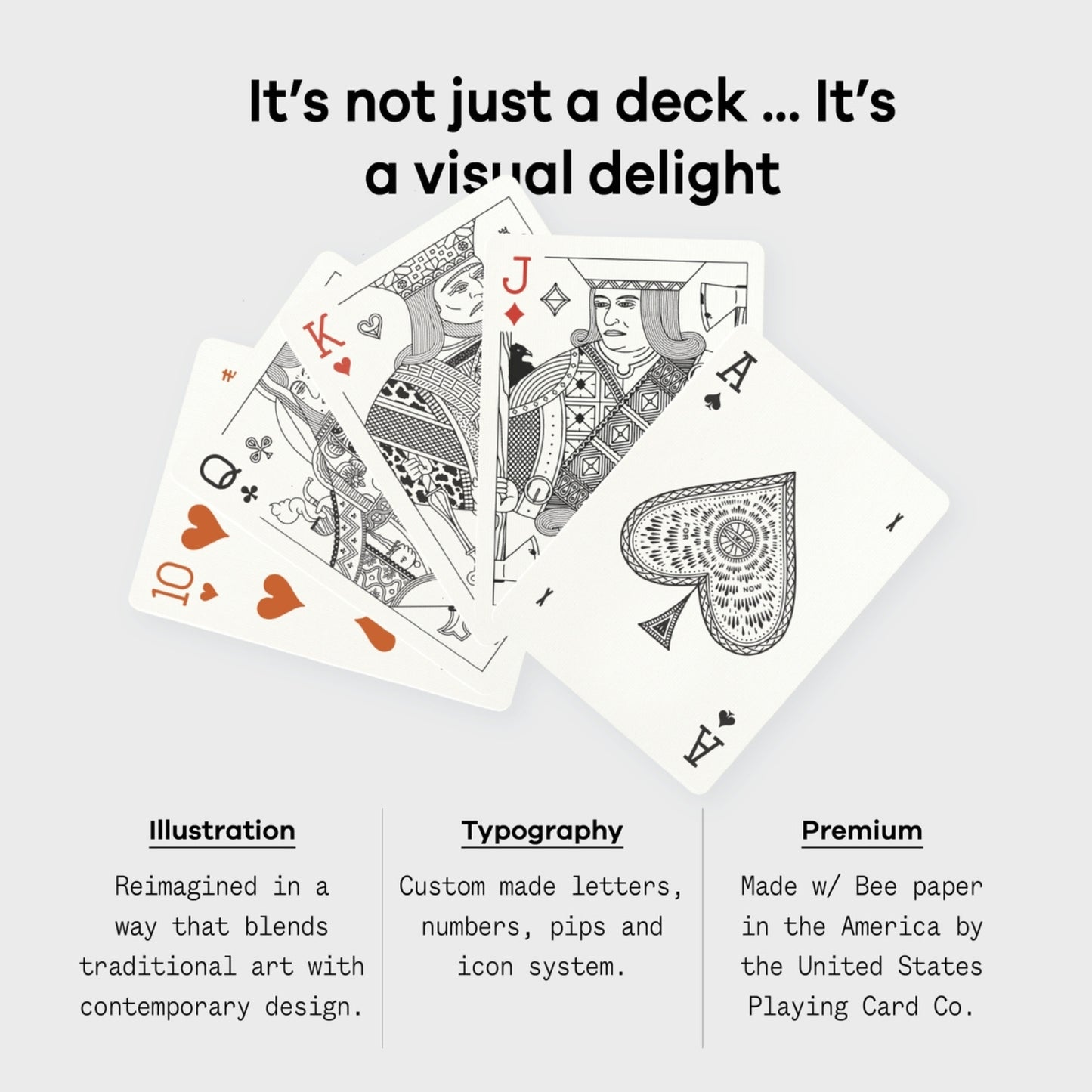 Close-up of a high-quality, unique playing card with intricate design, vibrant colors, and premium finish, showcasing luxury card craftsmanship.