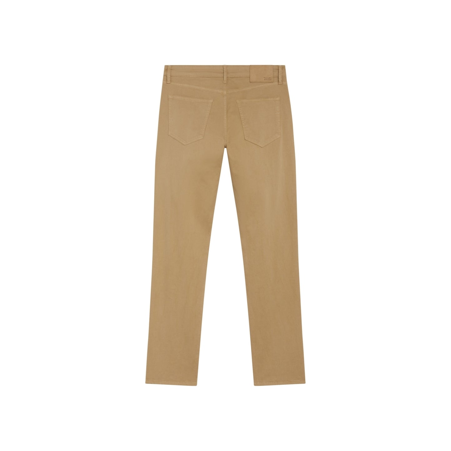 Khaki athletic fit chino pants for men. Featuring a modern slim fit, perfect for casual wear.