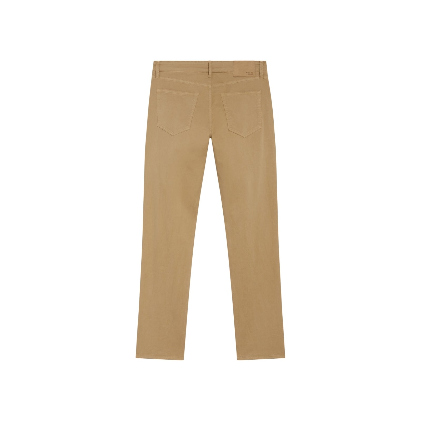 Khaki athletic fit chino pants for men. Featuring a modern slim fit, perfect for casual wear.