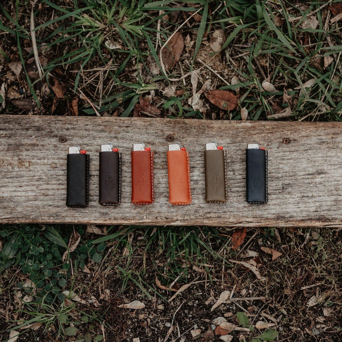 Premium leather lighter. 100% genuine leather lighter.