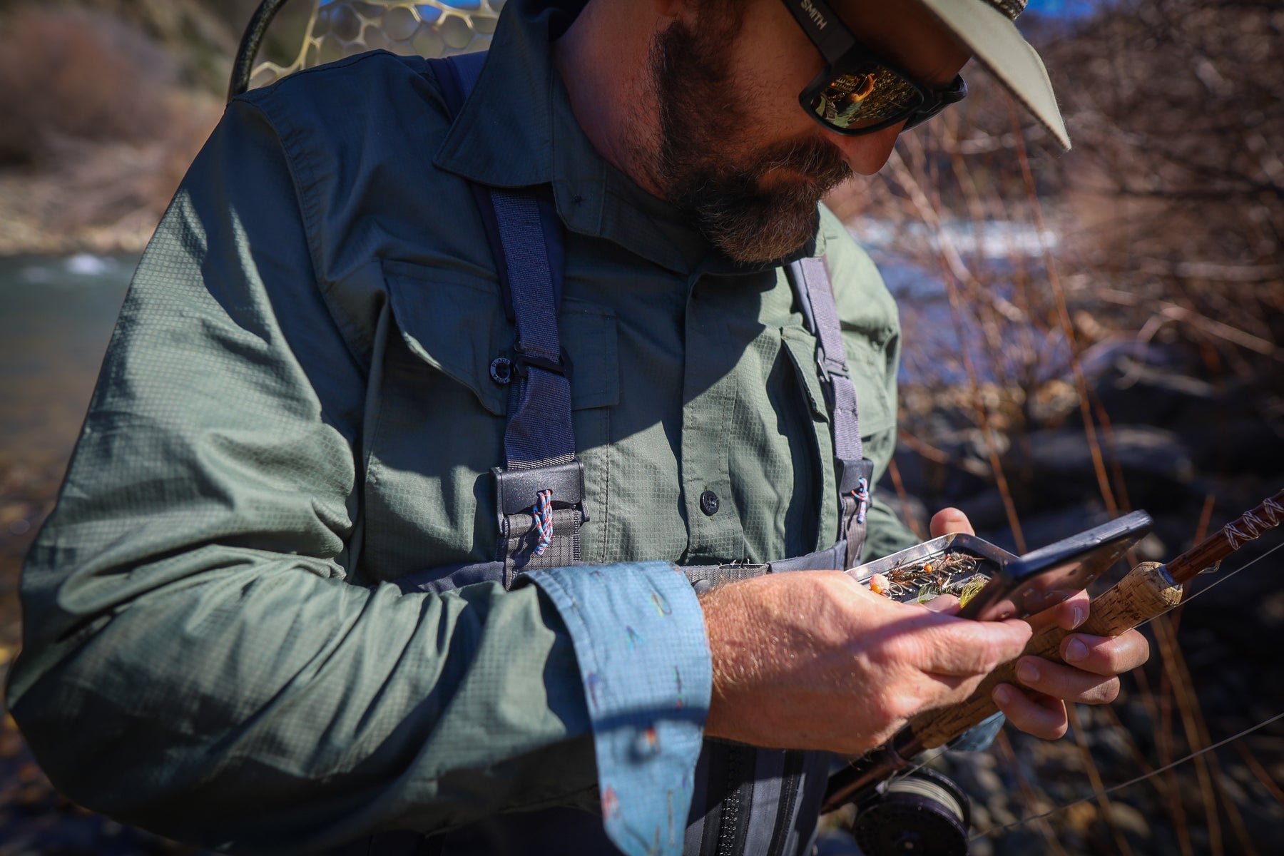 Men's Yuba Fishing Shirt - Kombu Green