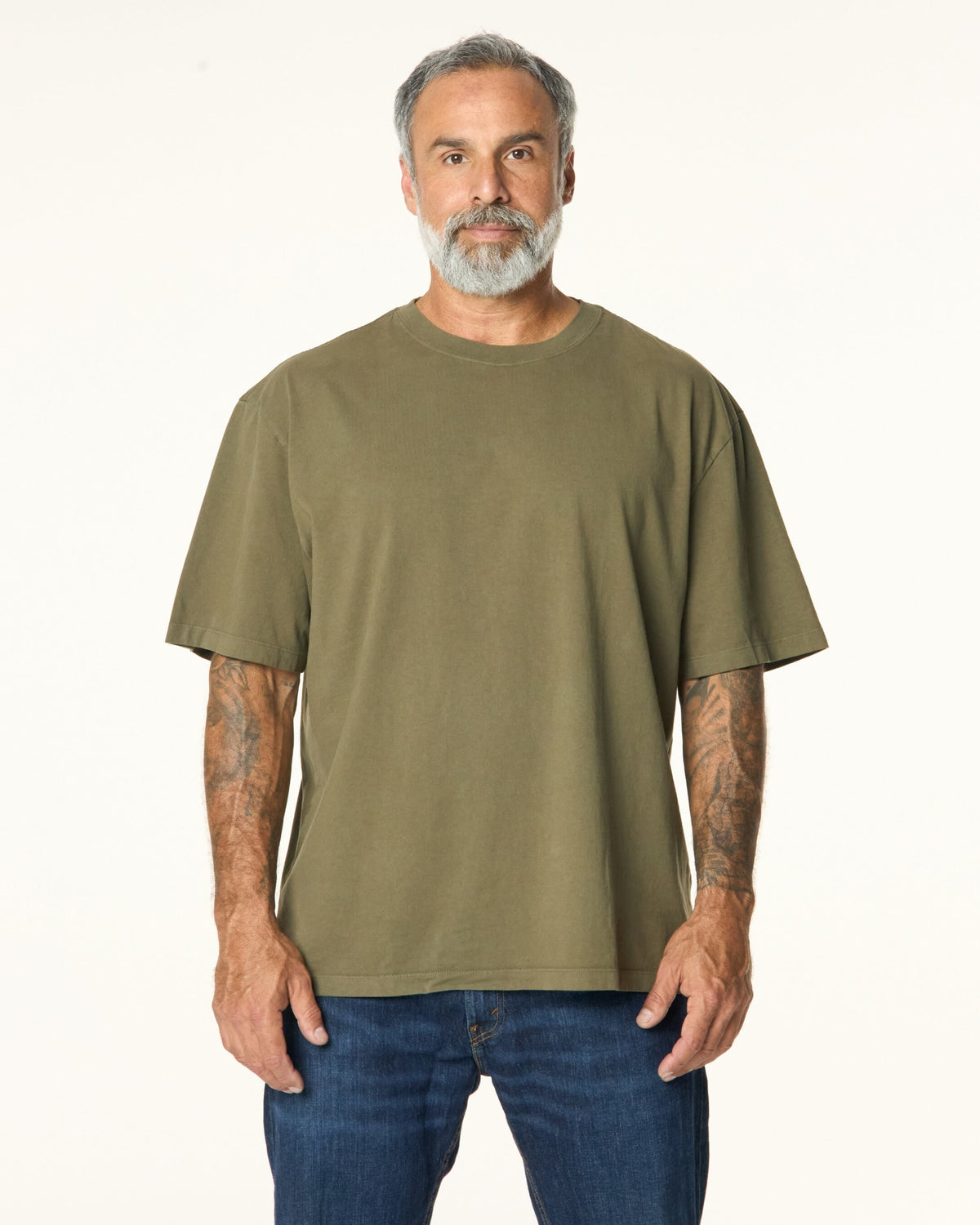 MENS MOCK NECK TEE
