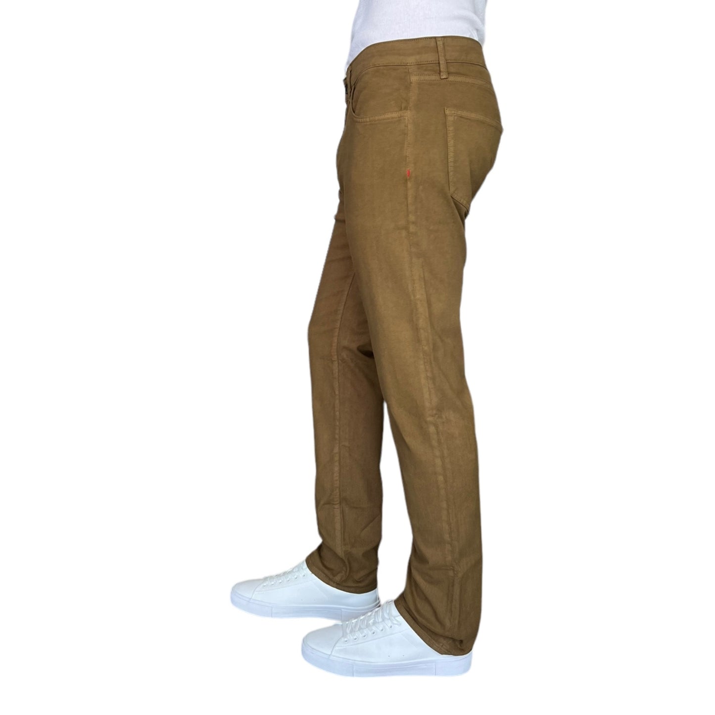Mojave colored athletic fit jeans for men. Featuring a modern slim fit, perfect for casual wear.