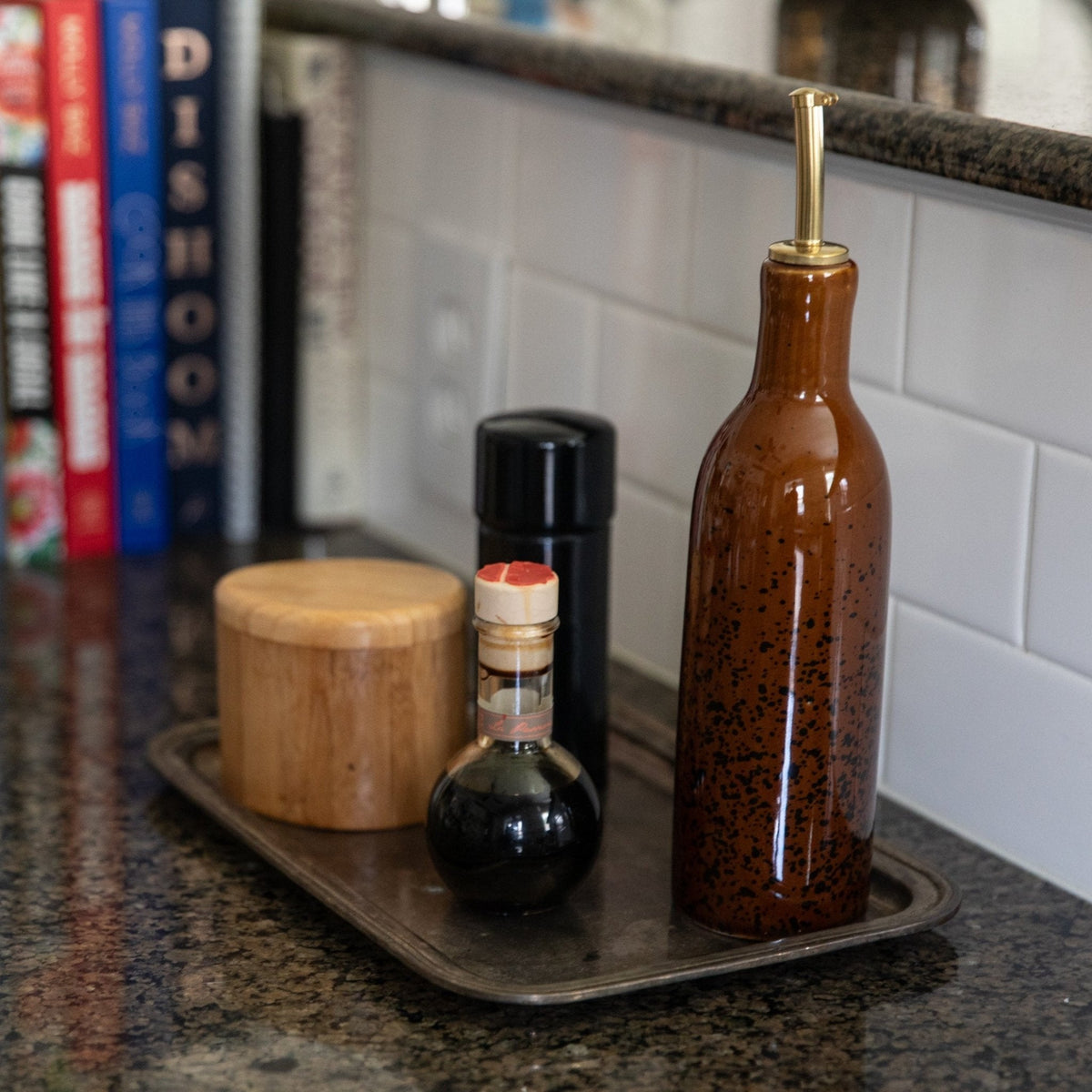 Tortoiseshell Oil Cruet