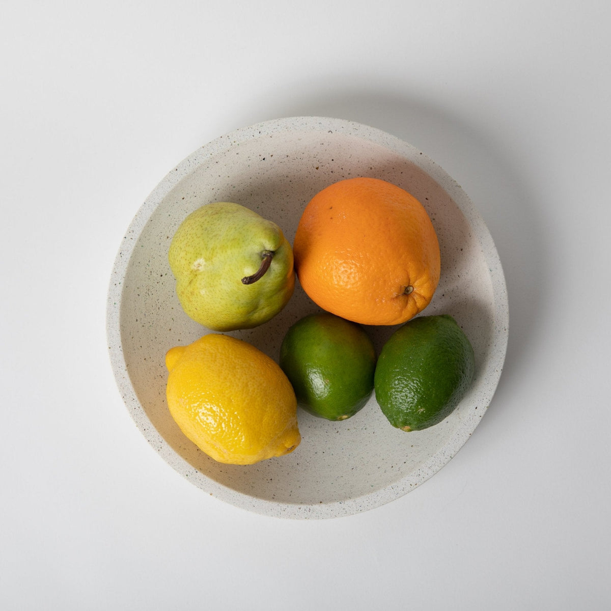 Centerpiece Bowl | White Terrazzo