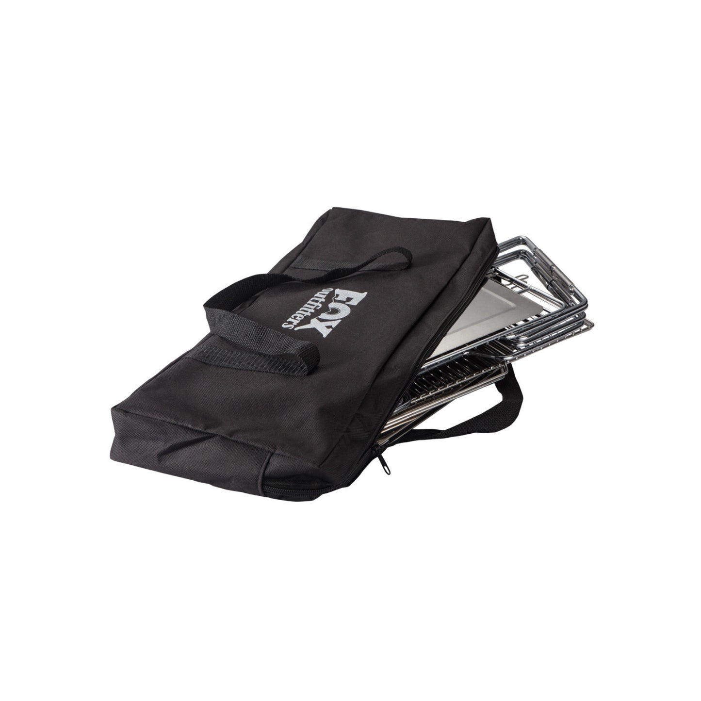 Quick folding grill set.