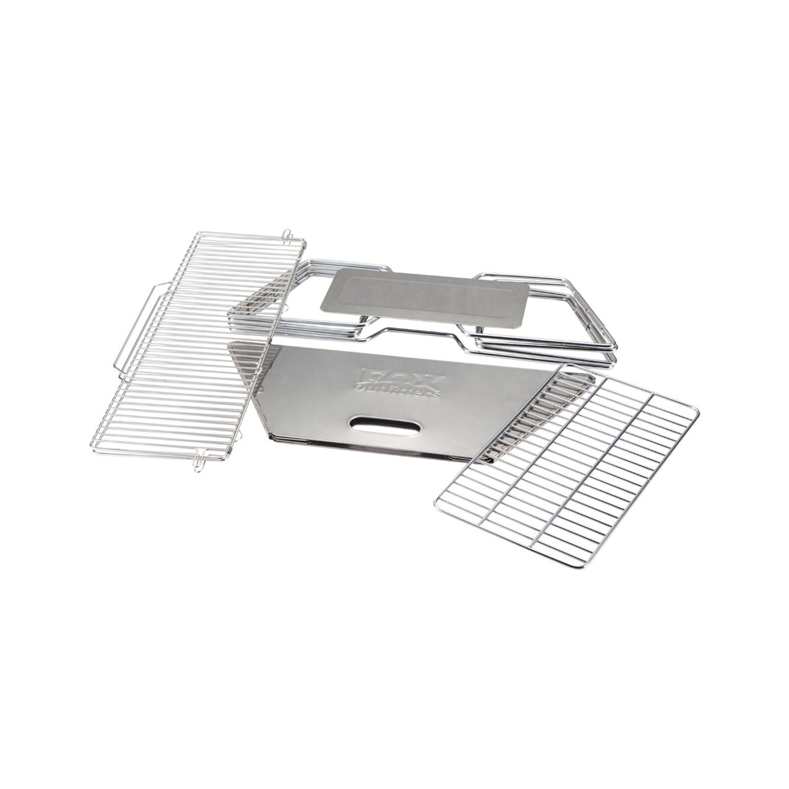 Quick folding grill set.
