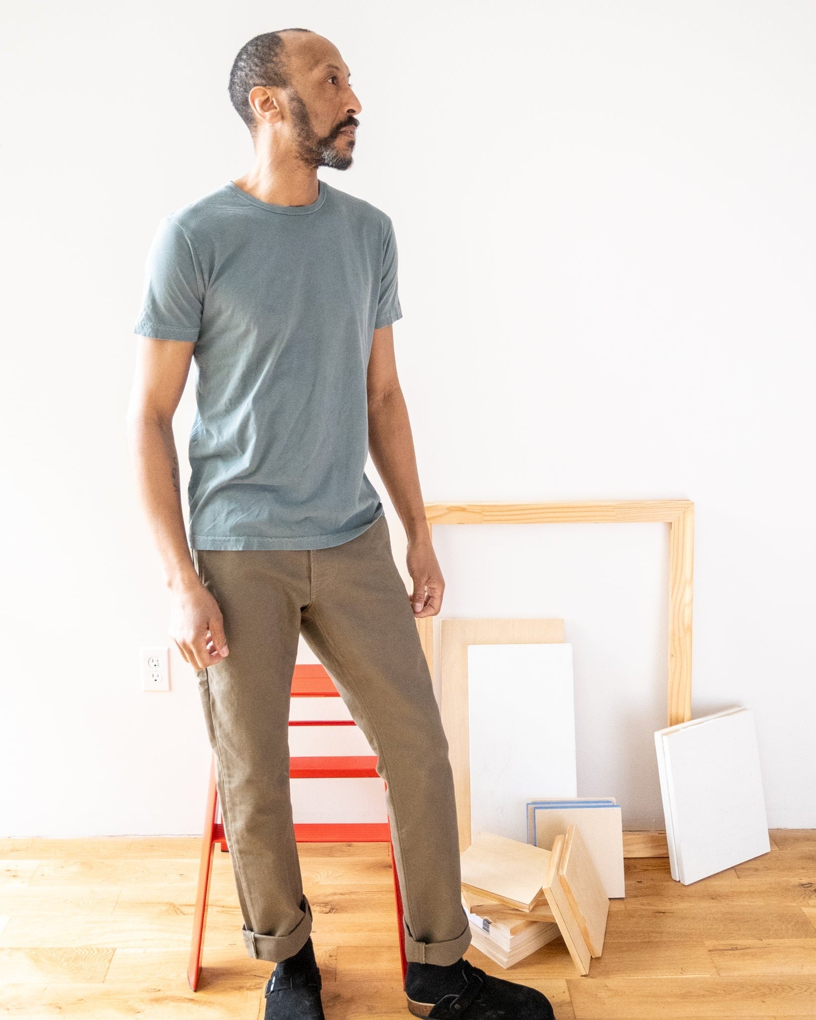 Lightweight Ringspun Short Sleeve Tee - Sage